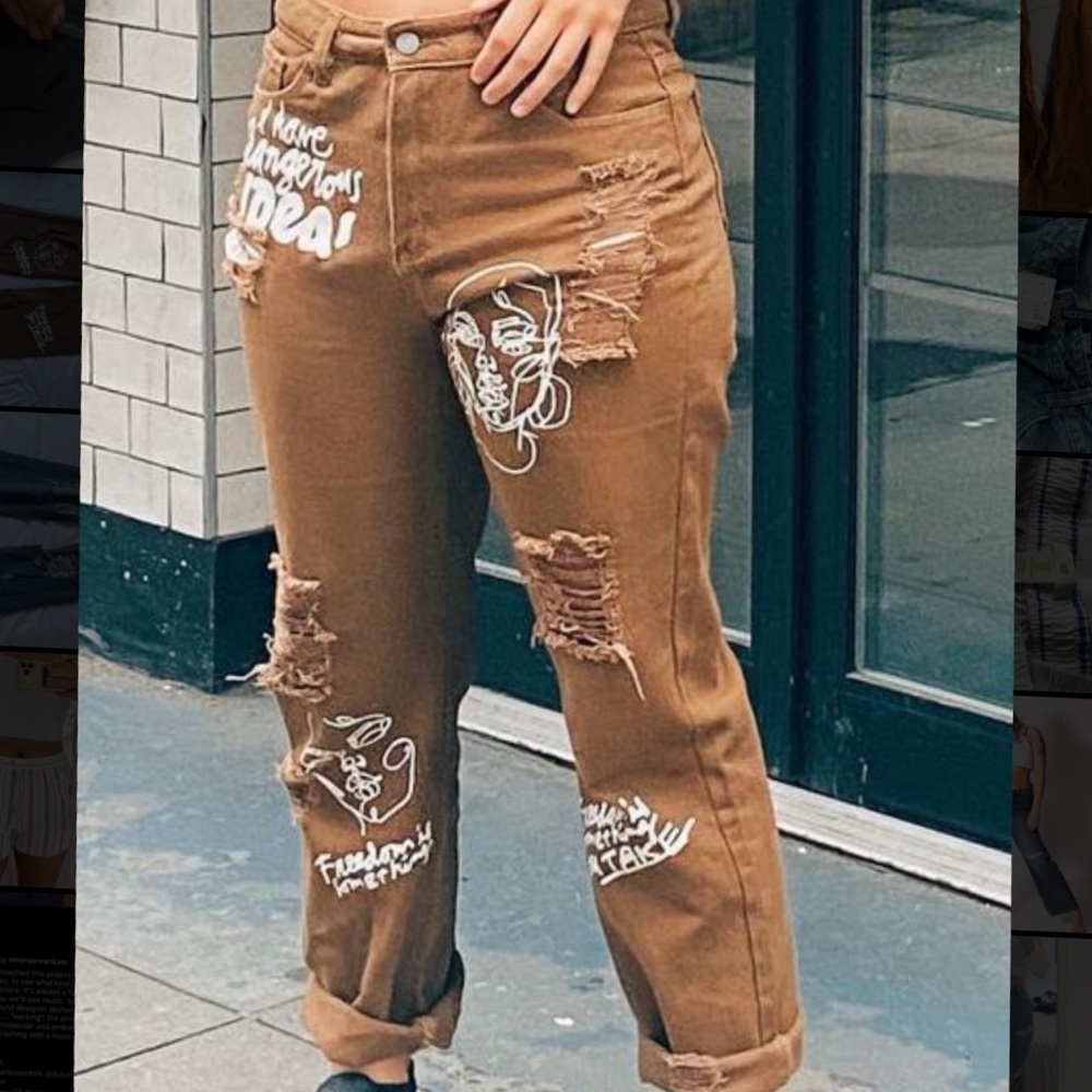 Loose Fit Boyfriend Jeans